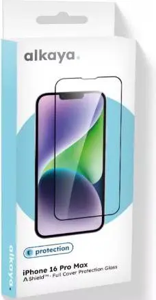 alkaya. | A Shield Displayschutzglass 3D Full Cover iPhone 16 Pro Max