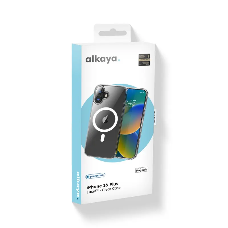 alkaya. | LUCID MagSafe Handy Schutzhülle iPhone 16 Plus. Transparent