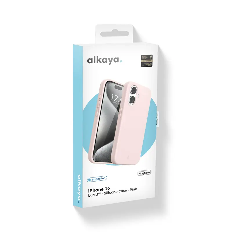 alkaya. | LUCID MagSafe Silikon Handy Schutzhülle iPhone 16. Pink