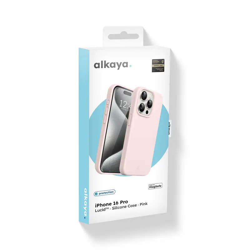 alkaya. | LUCID MagSafe Silikon Handy Schutzhülle iPhone 16 Pro. Pink