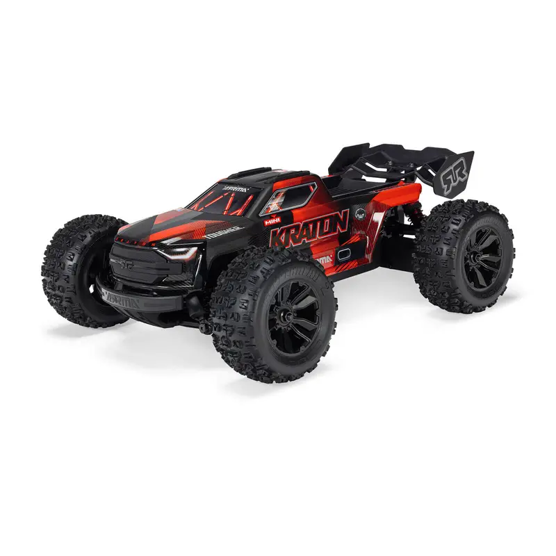 ARRMA 1/16 MINI KRATON 3S DSC 4X4 RTR Brushless Speed Truck Schwarz/Rot (ohne Akku)