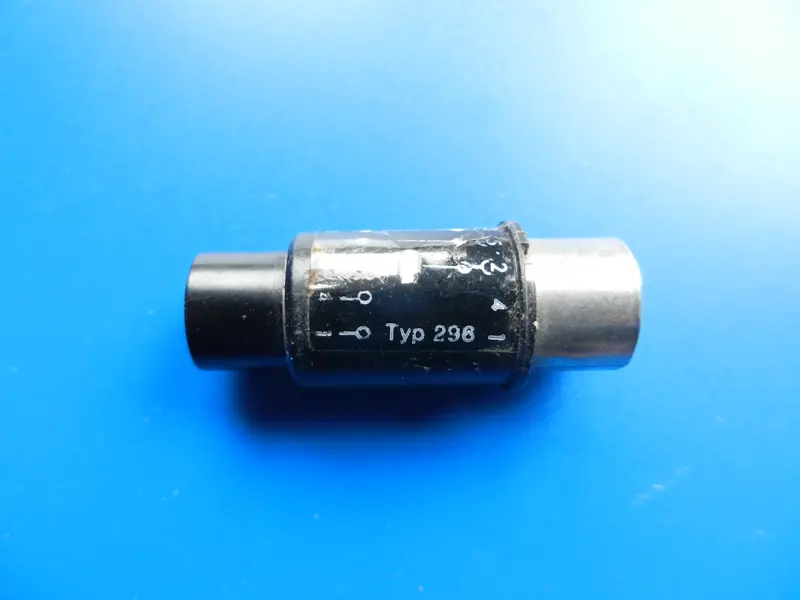 Audio Zwischenstecker 296 von Hirschmann 5 poliger Stecker auf 5 polige Kupplung