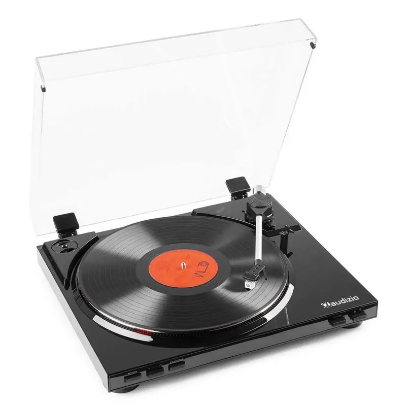 Audizio RP310 USB-Plattenspieler, 33, 45 U/min, schwarz