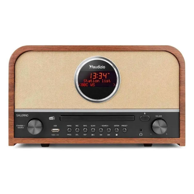 Audizio Salerno Stereo-DAB-Radio mit CD-Player, Bluetooth und MP3-Player