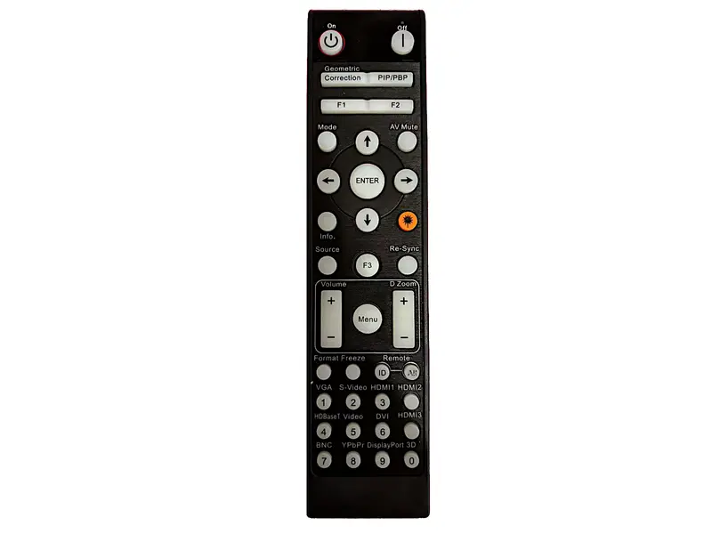 azurano Fernbedienung für OPTOMA 45.79P01G012, BR-3075W, 45.75C02G001, 45.79P01G001A, BL-3001B, 45.78V01G101, 45.79P01G011