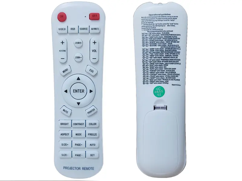 azurano Fernbedienung für UNIVERSAL Projector Remote, Projektor, Beamer