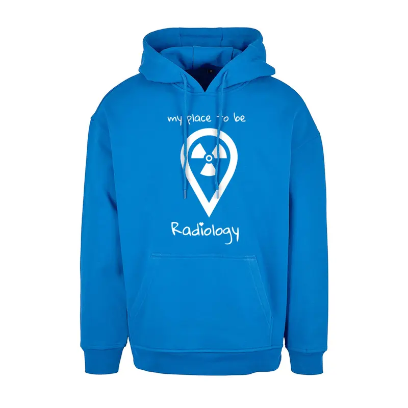 Basic Oversize Hoodie (Herren) - my place to be Radiology