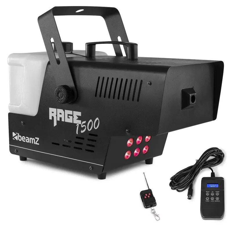 BeamZ Rage 1500LED Nebelmaschine mit Funkfernbedienung