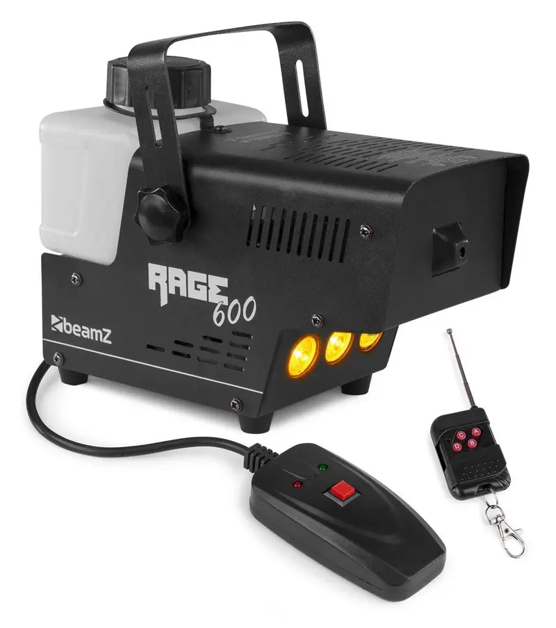 BeamZ Rage 600LED Nebelmaschine mit Funkfernbedienung