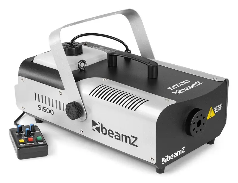 BeamZ S1500 DMX Nebelmaschine mit Timer-Fernbedienung