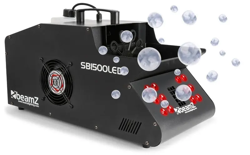 BeamZ "SB1500LED" Funk & DMX Nebel- & Seifenblasenmaschine mit RGB LEDs