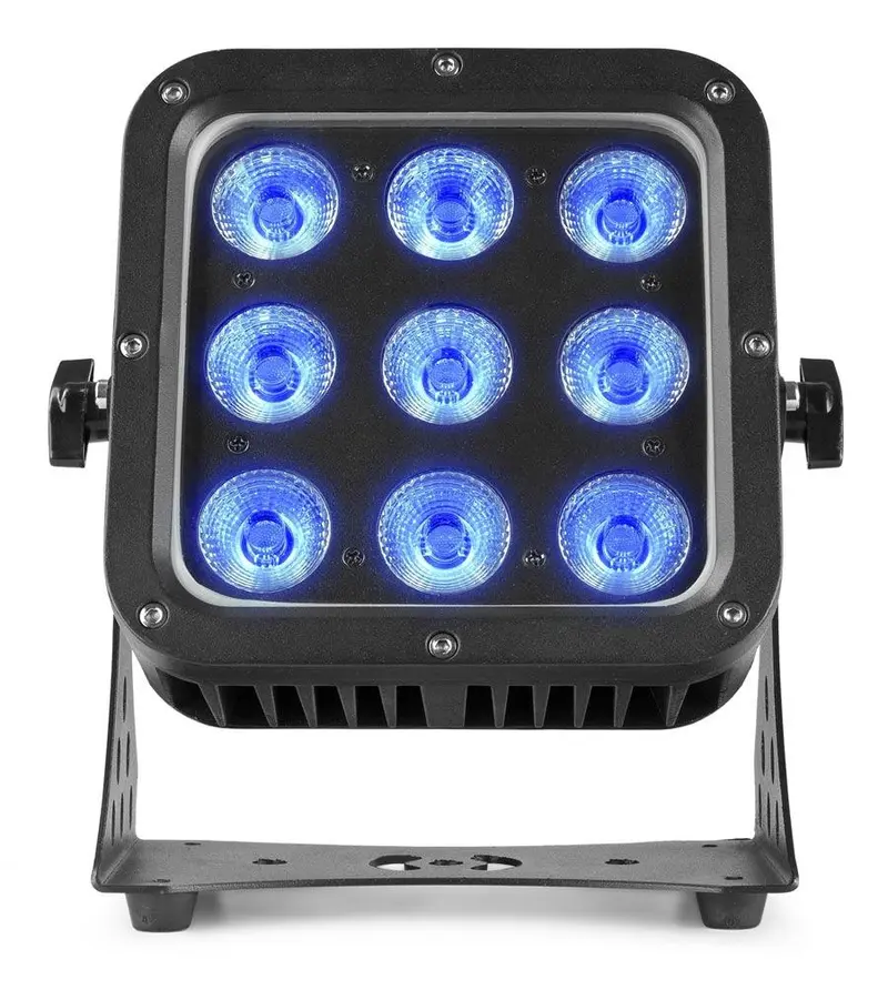 BeamZPro "StarColor72" 9x 8 Watt RGBW IP65 Outdoor Scheinwerfer