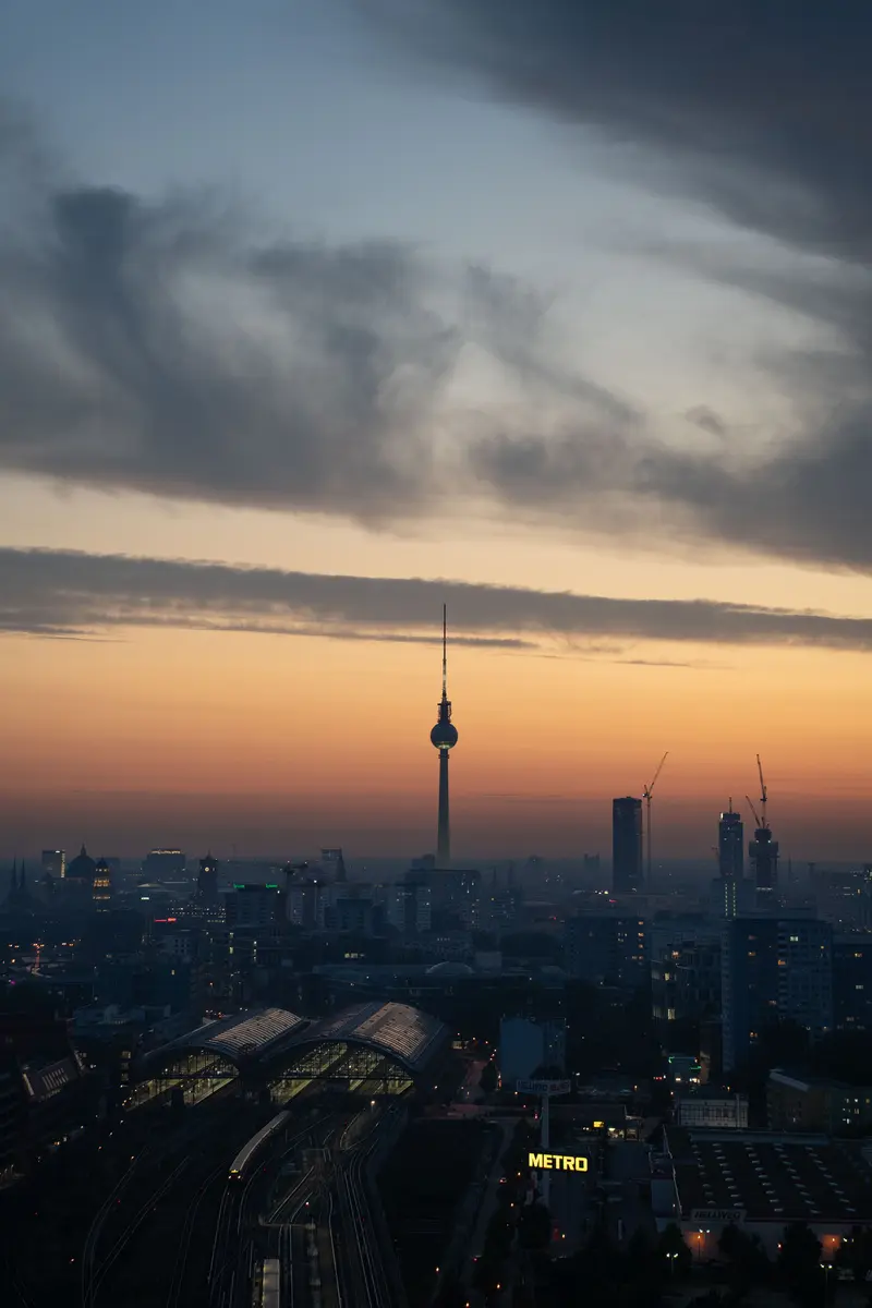 Berlin TV Tower — Before Nightfall