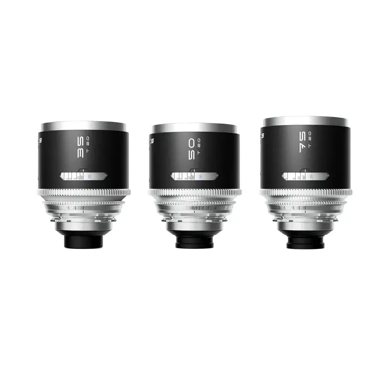 Blazar Mantis 1.33X FF Anamorphic 3-Lens Set (35mm, 50mm, 75mm) (PL/E/EF/RF/L/X/Z Mount)