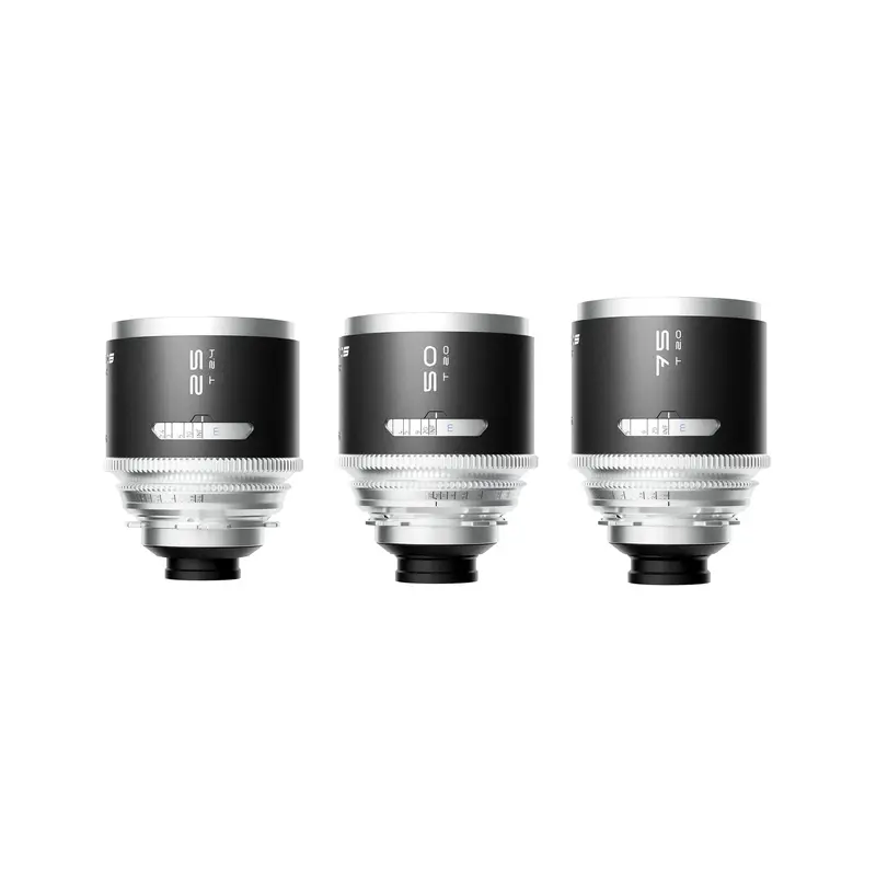 Blazar Mantis 1.33X Full Frame Anamorphic 25/50/75mm 3-lens set (PL/E/EF/RF/L/X/Z Mount)