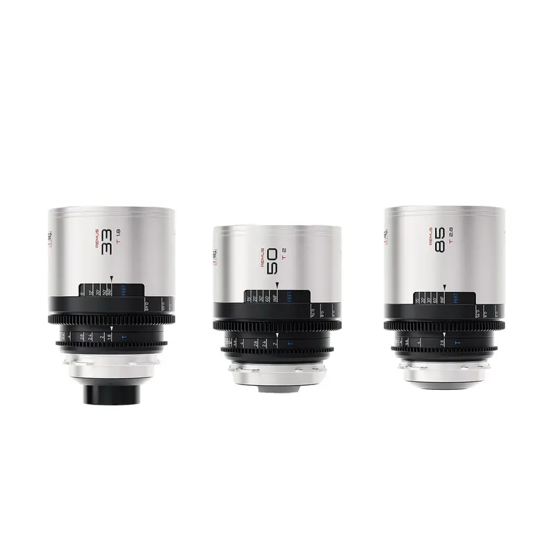 Blazar Remus 1.5x Anamorphic 33/50/85mm 3 Lens Set Bundle (PL/EF Mount)