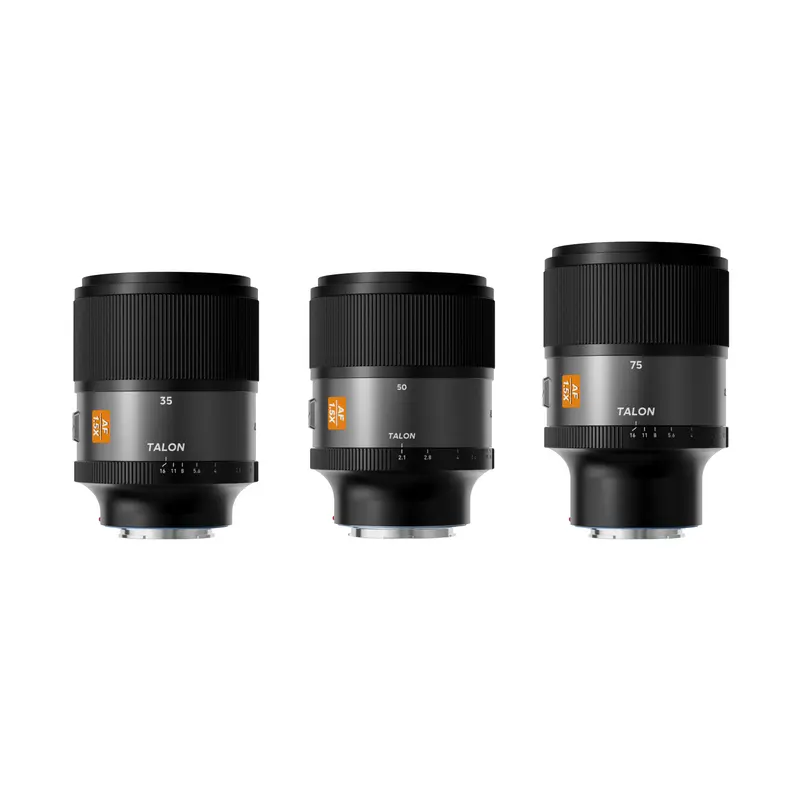 Blazar Talon 35, 50, 75mm Set T2.1 1.5X anamorphic AF Lens (E-Mount)