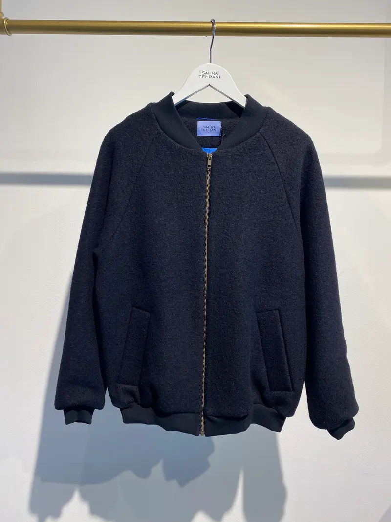 Blouson Pure New Wool Black
