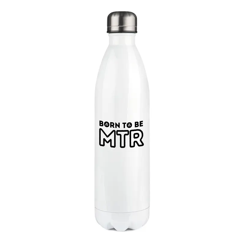 BORN TO BE MTR (unten) – EDELSTAHL-THERMOSFLASCHE 750 ml