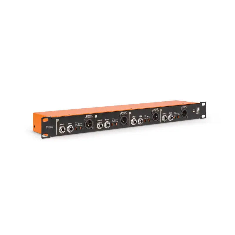 BRIDGE 4A 4-kanalige, aktive DI-Box im 19"-Rackformat