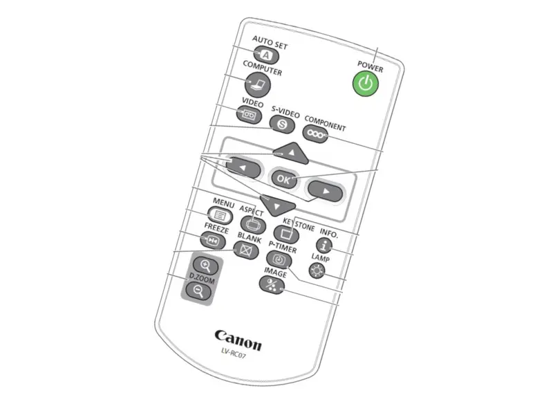 CANON Fernbedienung LV-RC07, 6840B001