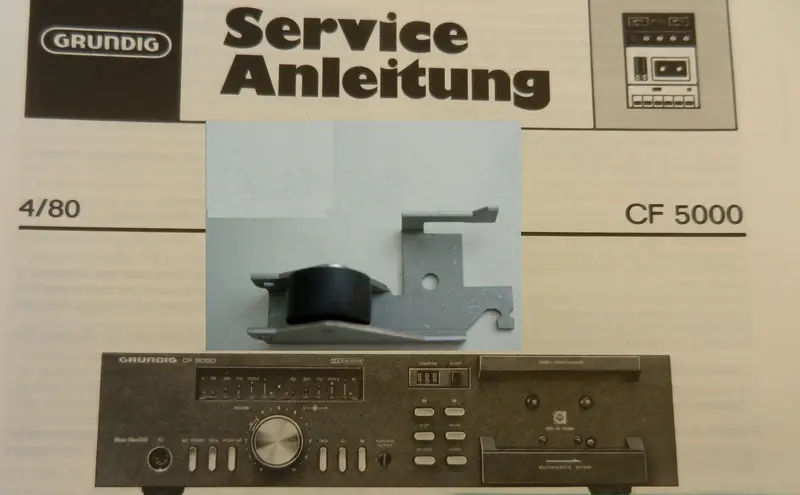CF5000 CF5000-2 Tonrollenhebel für Hifi Cassettendeck von GRUNDIG