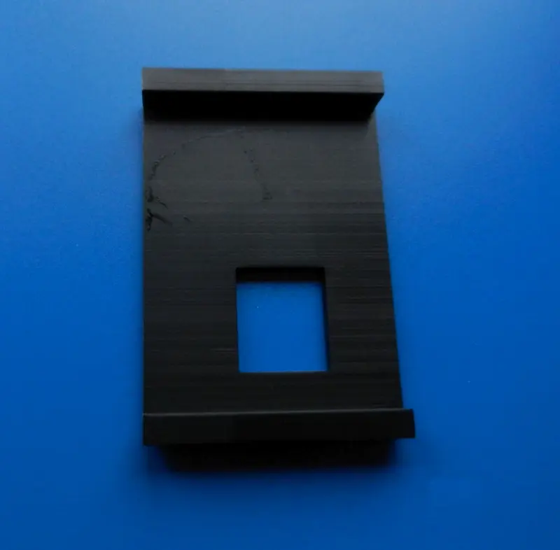 CF7300 / CF7200 / CF7100 /a Alu Frontblende klein links in schwarz für Hifi Deck von GRUNDIG