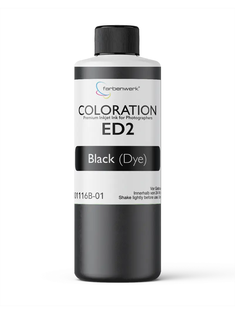 Coloration ED2 Flasche Black