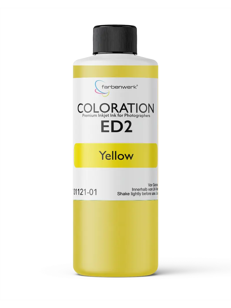 Coloration ED2 Flasche Yellow