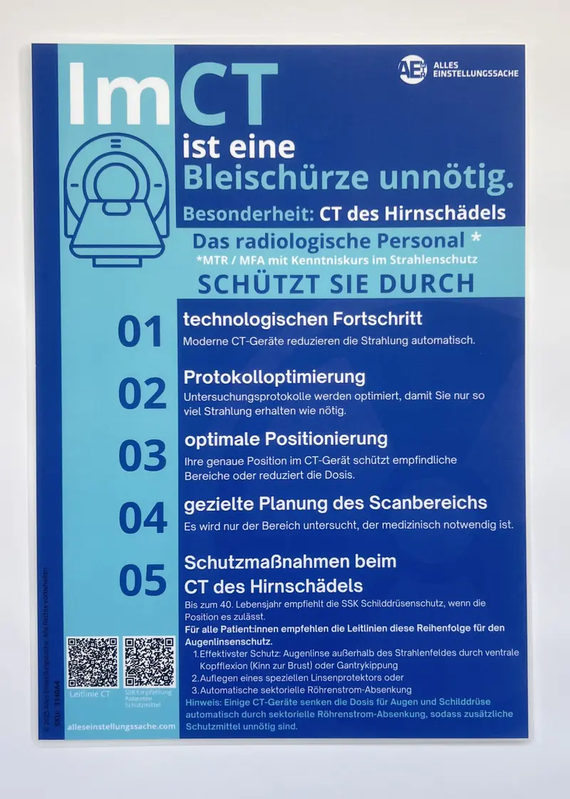 CT I Info Poster - Aufklärung Poster CT