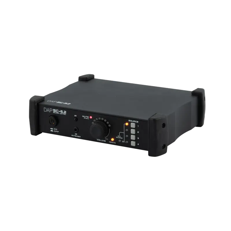 DAP SC-5.2 Source Control Stereo-Audiosignalwahlschalter und Lautstärkeregler