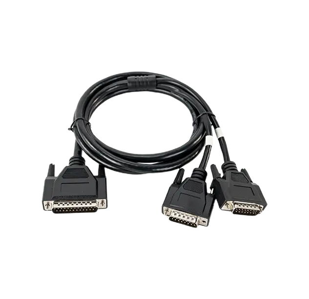DB25 Male to Dual DB15 Male Tally Cable