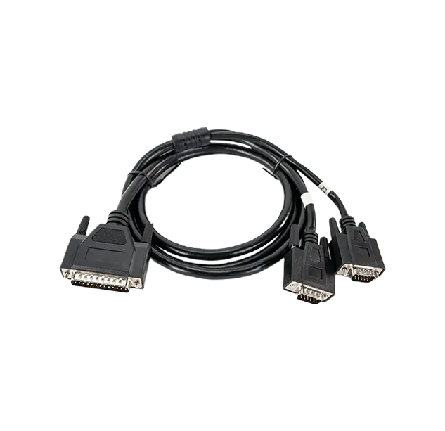 DB25 Male to Dual HDB15 Male Tally Cable