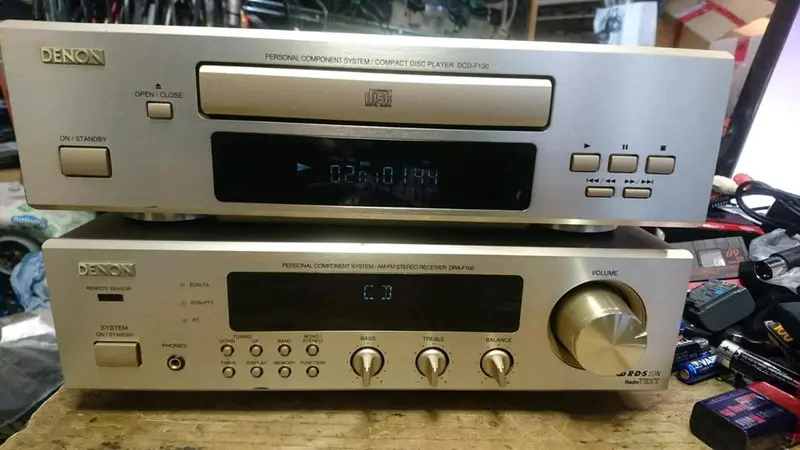 DENON DRA-F100, Verstärker + CD-Player DCD-F100