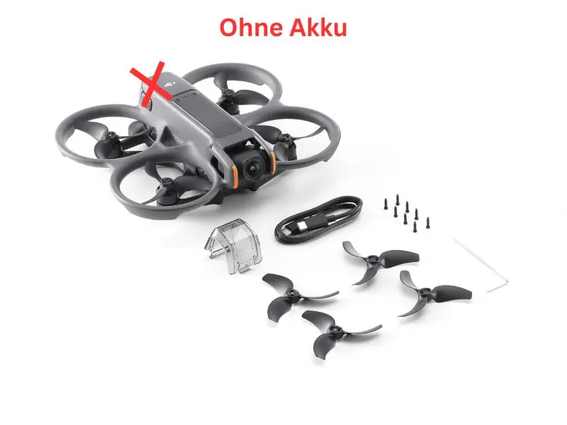DJI Avata 2 Ersatzdrohne einzeln ohne Akku