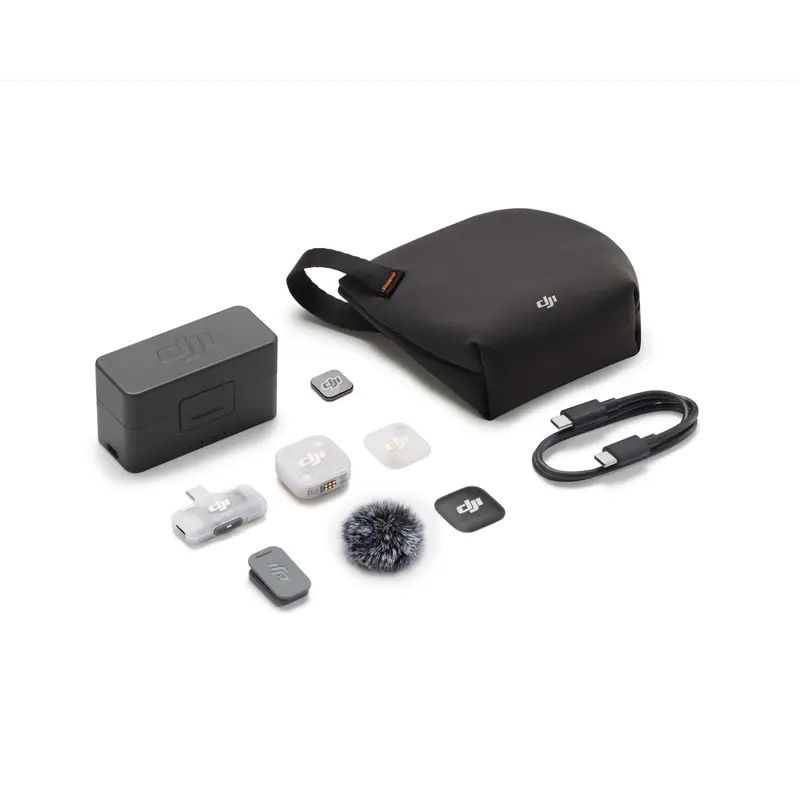 DJI Mic Mini 2 (1 Sender + 1 Handy-Empfänger + Ladeschale)