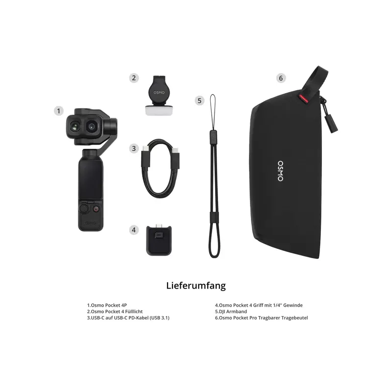 DJI Osmo Pocket 4P Standard Combo