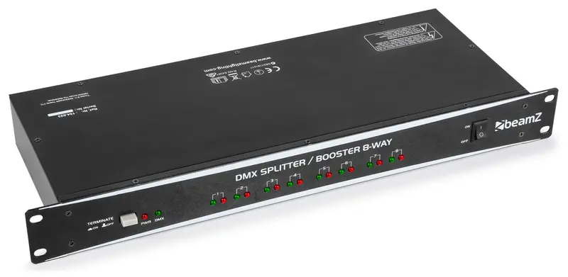 DMX8 Splitter / Booster – 8-fach DMX-Verteiler & Signalverstärker