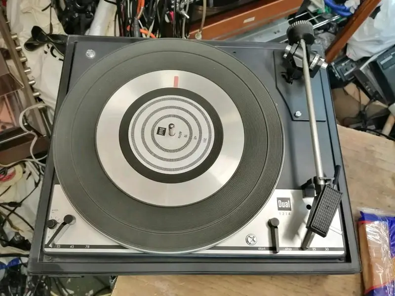 DUAL 1214 Type CS12, Plattenspieler + DUAL 650 Nadelsystem!!! als DEFEKT