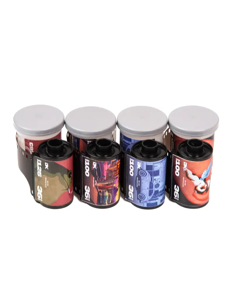 ECN-2 Cinematic Film Bundle 35mm – 4 Rolls