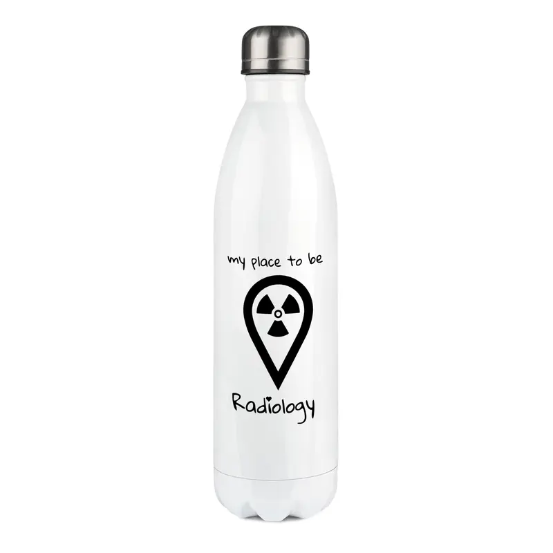 EDELSTAHL THERMOSFLASCHE 750 ml - my place to be Radiology