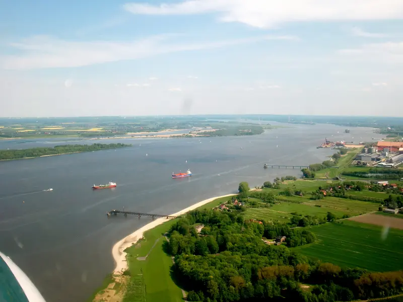 Elbe und Stade - Foto