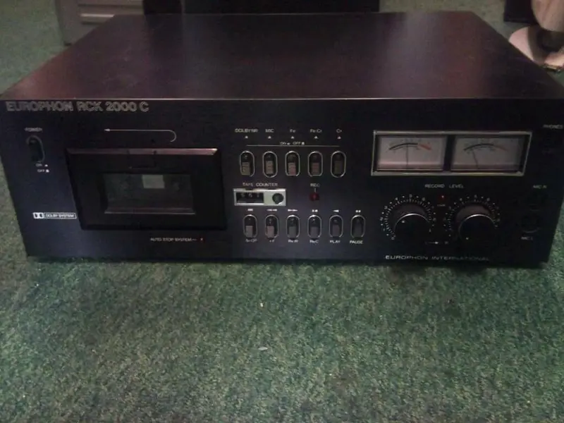 EUROPHON RCK 2000C,Cassettendeck funktioniert, guter Zustand!