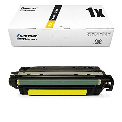 Eurotone Toner kompatibel für HP CE272A – Gelb – für HP Color LaserJet Enterprise CP 5500 Series, HP Color LaserJet Enterprise CP 5520 Series