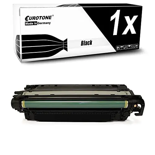Eurotone Toner kompatibel für HP CF460X – Schwarz – für HP Color LaserJet Enterprise M 652 dn, HP Color LaserJet Enterprise M 652 n