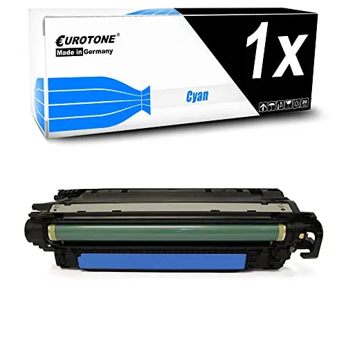Eurotone Toner kompatibel für HP CF471X – Cyan – für HP Color LaserJet Enterprise Flow MFP M 681 dh, HP Color LaserJet Enterprise Flow MFP M 681 f