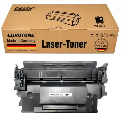 Eurotone Toner kompatibel für HP W1490X – Schwarz – für HP LaserJet Pro 4002 dn, HP LaserJet Pro 4002 dw