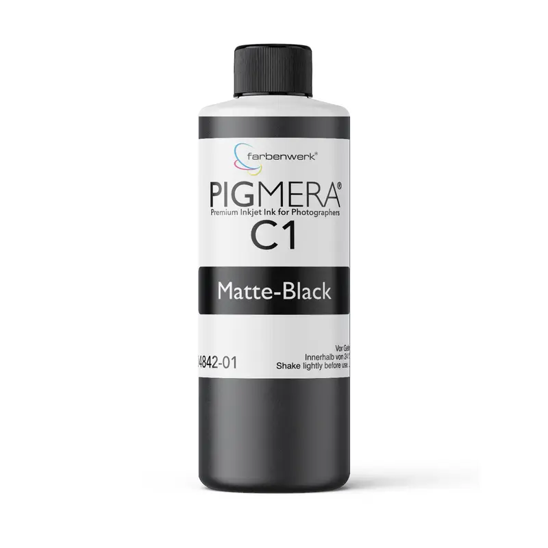 farbenwerk Pigmera C1 Flasche Matte-Black