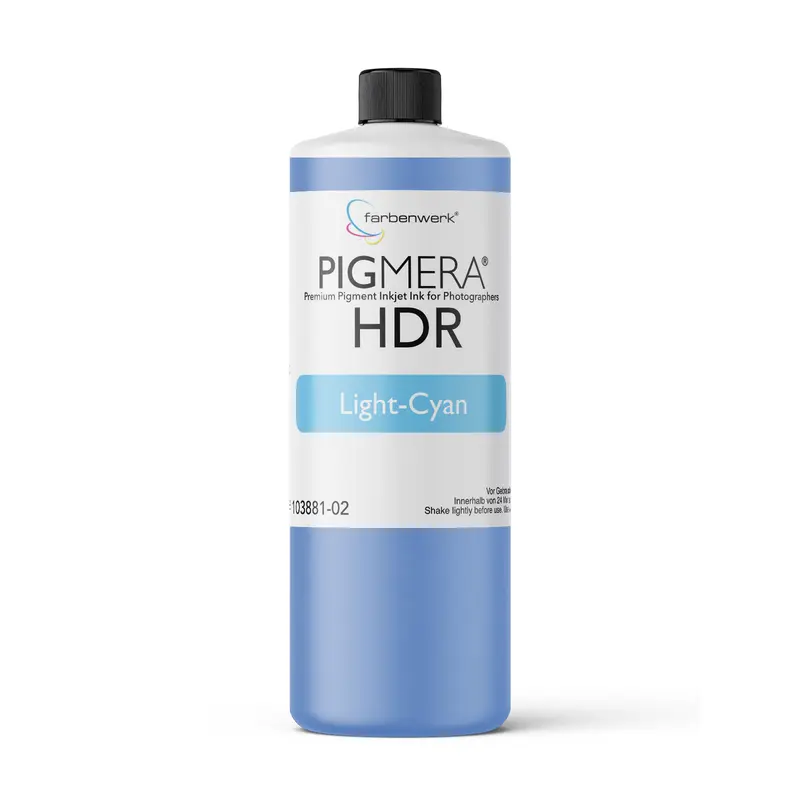 farbenwerk Pigmera HDR Flasche Light-Cyan