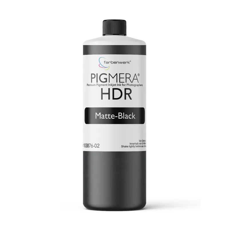 farbenwerk Pigmera HDR Flasche Matte-Black